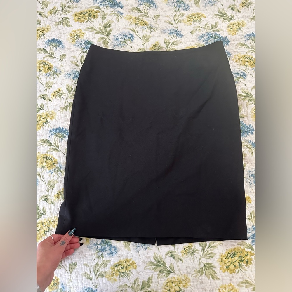 Talbots Classic Black Pencil Skirt
